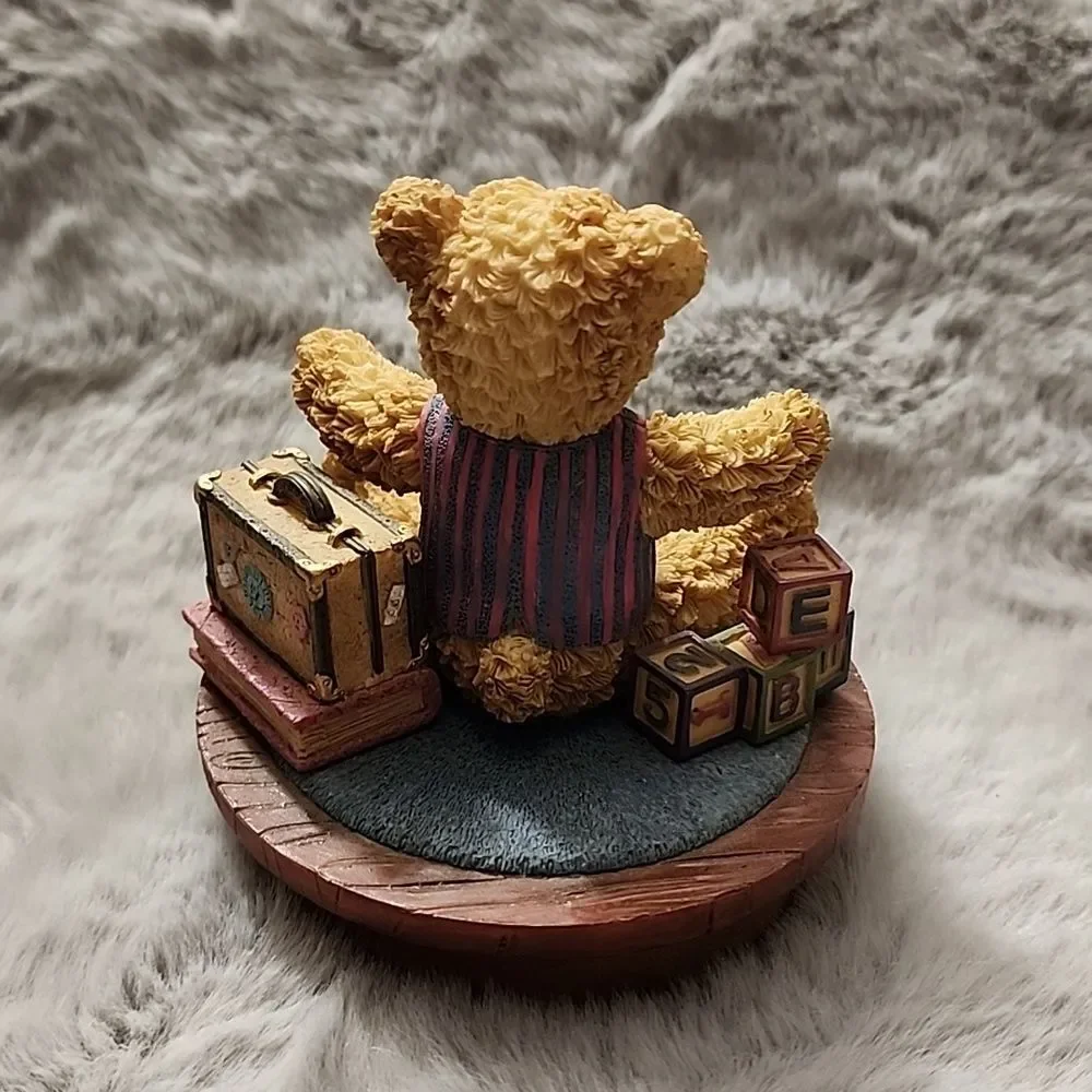 Candle Jar Topper Bear from Our‎ American Gift Company
